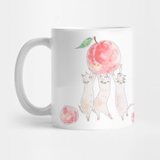 Peach Kittens Mug